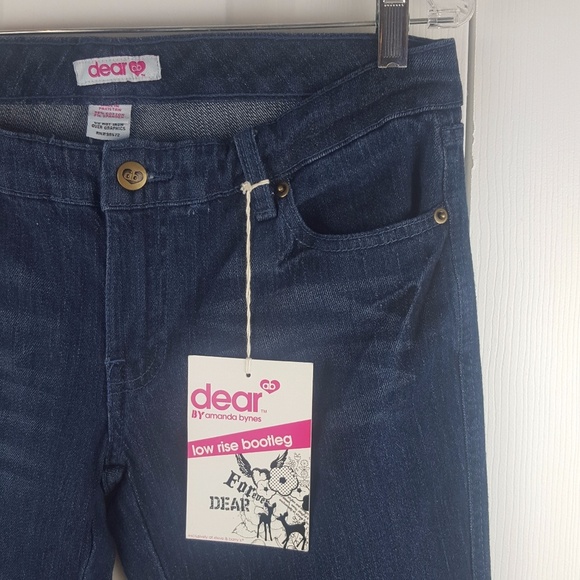 NWT Dear ab dark bootcut denim jeans Size 8 - Picture 3 of 6